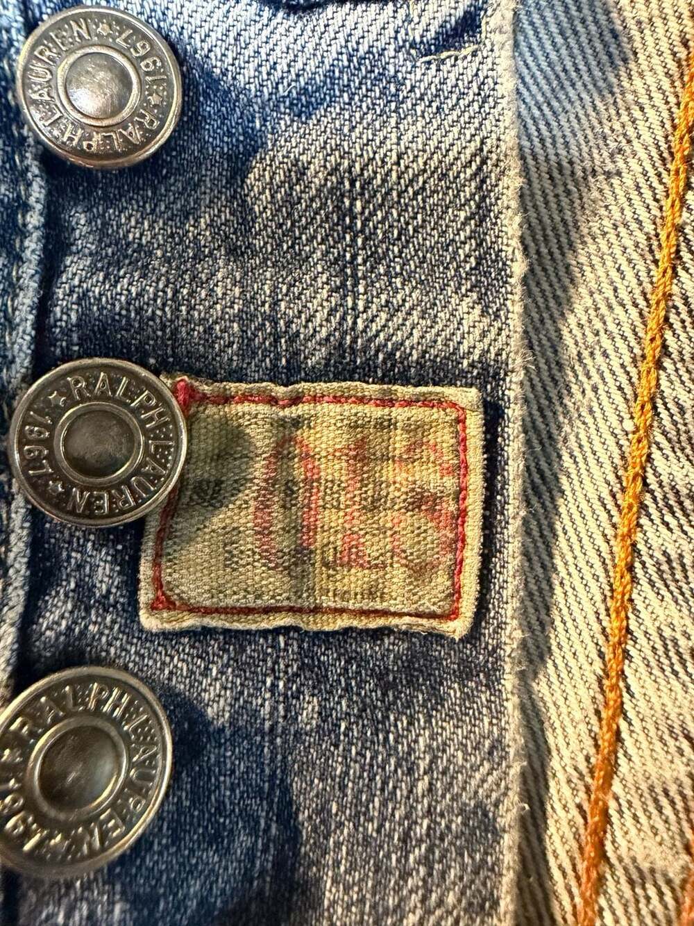 Polo Ralph Lauren Vintage 1967 Straight Leg Button Fly Denim Jeans - Picture 2 of 12